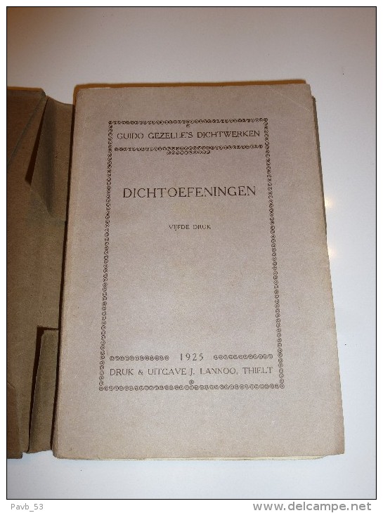 Dichtoefeningen Guido Gezelle 1925 (uitg Lannoo Thielt) - Poésie