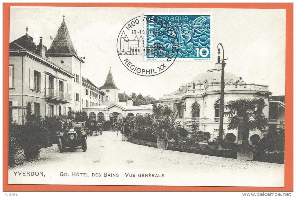 Oct240, Yverdon, Repro, Grand Hôtel Des Bains, Non Circulée - Yverdon-les-Bains 