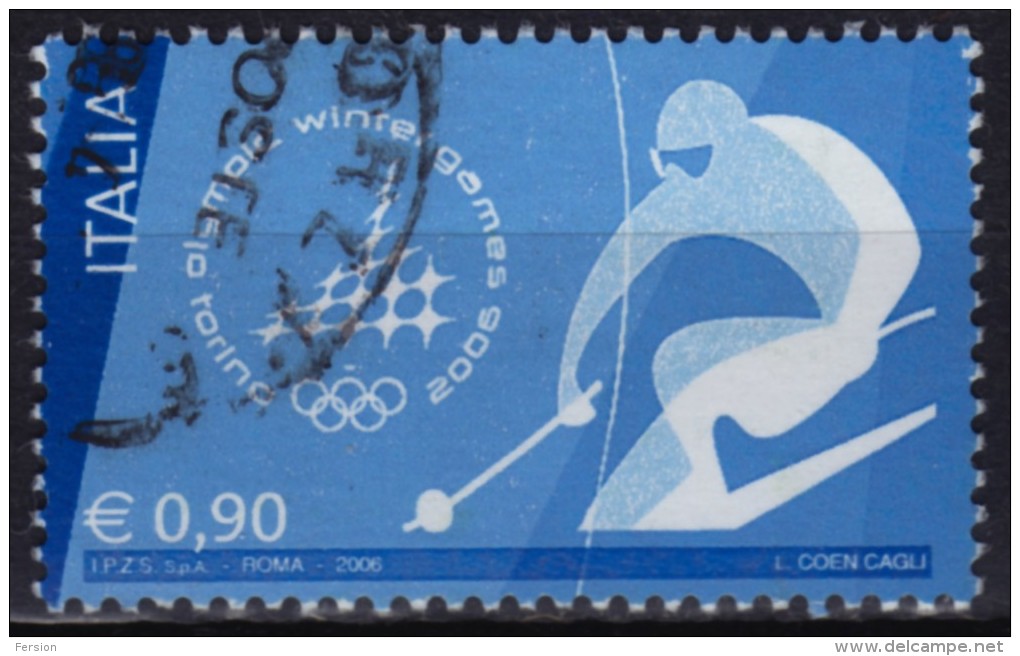 2006 Italy - Ski Skiing - Torino -  Winter Olympic Games - Used - Winter 2006: Torino