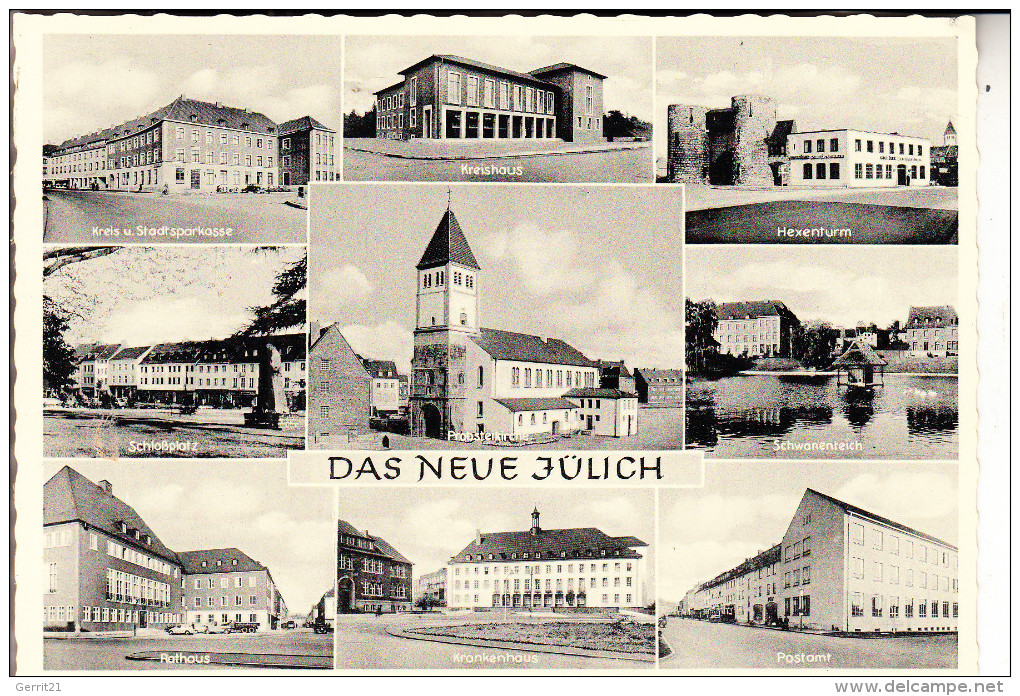 5170 JÜLICH, Mehrbildkarte 50er Jahre - Juelich