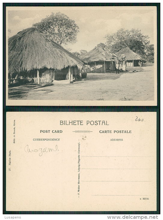 PORTUGAL - MOÇAMBIQUE MOZAMBIQUE [0260] - BEIRA - NATIVE HUTS - Mozambique