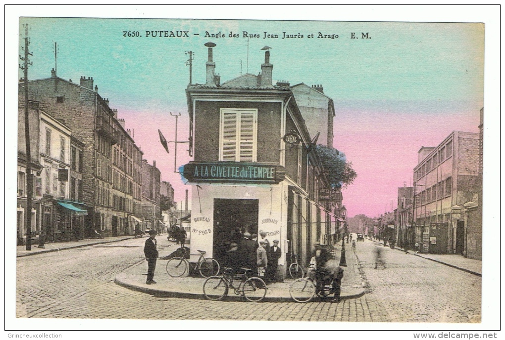 CPA - PUTEAUX - Angle Des Rues Jean Jaures Et Arago. - Puteaux