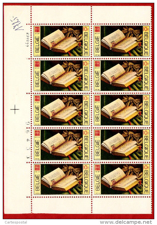 1977  -  BELGIQUE  N°  1870**   Bloc  De  10   Timbres  Neufs - Collections