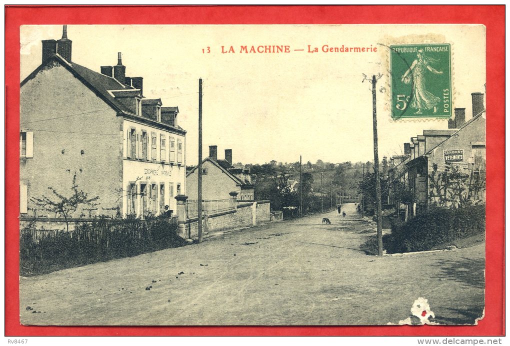 * LA MACHINE - La Gendarmerie - 1913 ( Chien, Enfant ) - La Machine