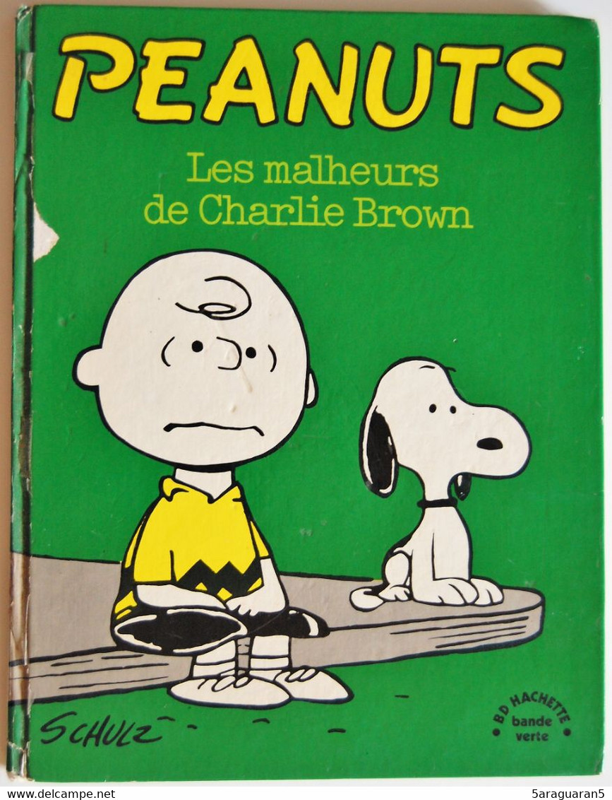 BD PEANUTS - SNOOPY - 3 - Les Malheurs De Charlie Brown - EO 1975 Bande Verte - Peanuts