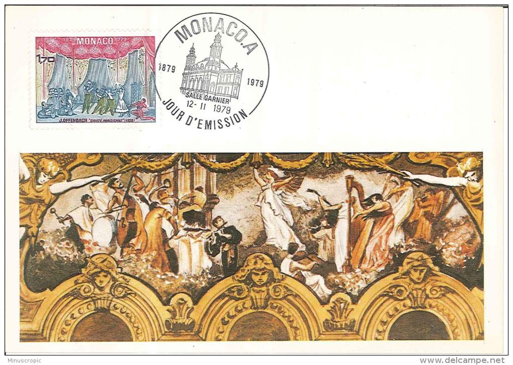 CM Monaco - J Offenbach - Gaité Parisienne - Salle Garnier - 1979 - Maximumkaarten