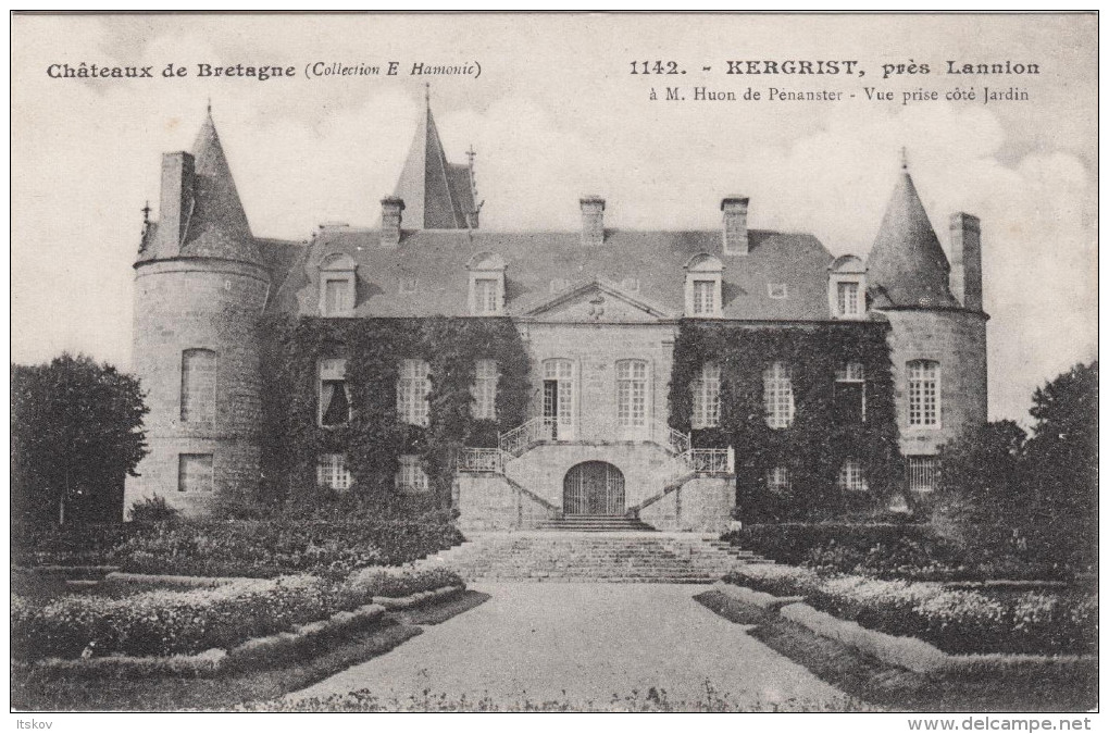 1142 - Kergrist, Près Lannion - Vue Prise Côté Jardin - Châteaux De Bretagne - Hamonic - Autres & Non Classés