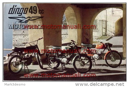 Moto Guzzi Dingo 50 Produzione Modelli 1967 Depliant Originale Genuine Brochure Prospekt - Motori