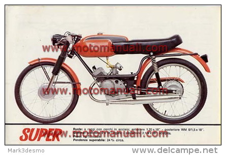 Moto Guzzi Dingo 50 Produzione Modelli 1967 Depliant Originale Genuine Brochure Prospekt - Motori