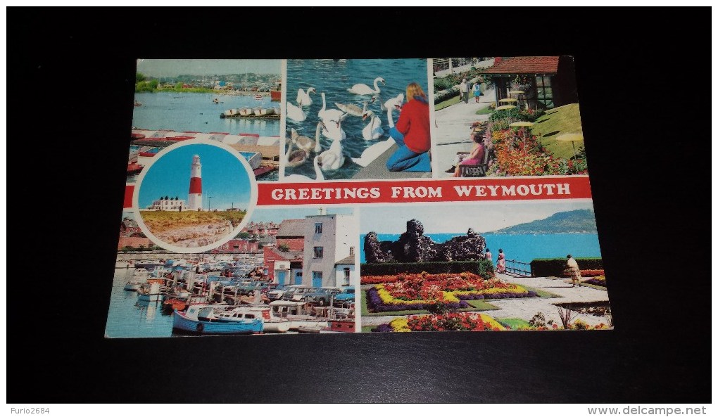 C-16141 CARTOLINA GREETINGS FROM WEYMOUTH - THE LIGHTHOUSE PORTLAND BILL - Weymouth