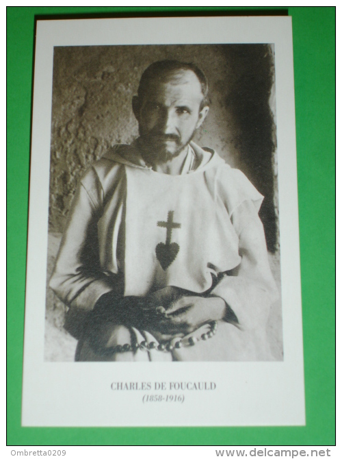 Beato Fra CHARLES De Jesus FOUCAULD - Strasburgo Francia / Tamanrasset Algeria - Santino Ancora JA 0080 - Santini