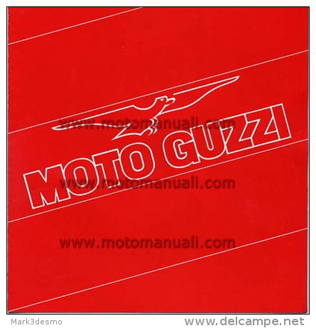 Moto Guzzi Produzione 1985 Depliant Originale Genuine Brochure Prospekt - Motori