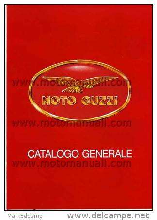 Moto Guzzi Produzione 1990 Depliant Originale Genuine Brochure Prospekt - Motori
