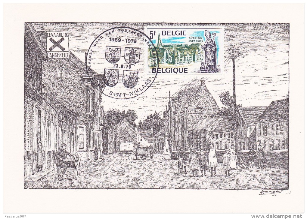 A00030 - Carte Maximum Cob 1873 - St-Nicolas Tourisme - 1971-1980