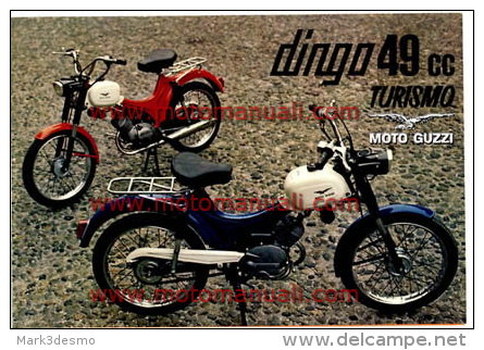 Moto Guzzi Dingo 50 Turismo Depliant Originale Factory Original Brochure - Motores