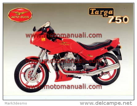 Moto Guzzi V 75 750 Targa Depliant Originale Factory Original Brochure - Moteurs