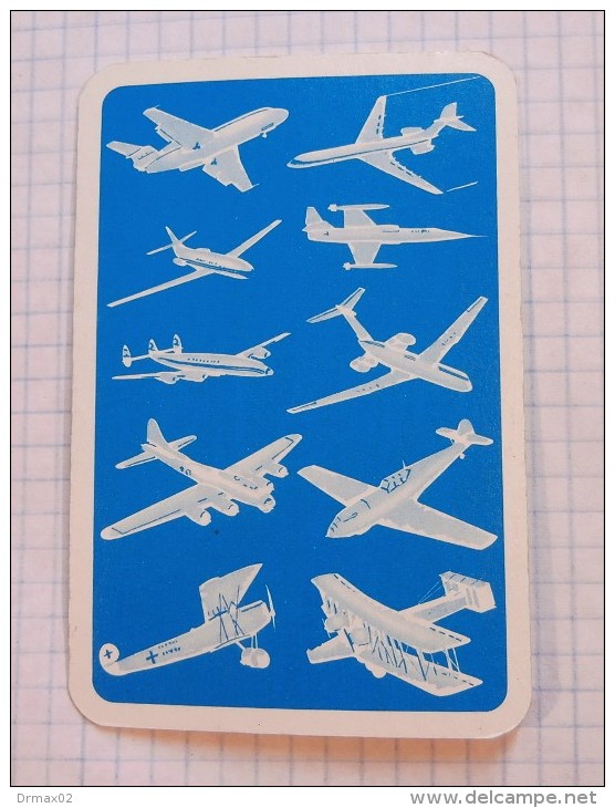 ILYUSHIN IL-86  - AEROFLOT Air Force, Air Lines, Airlines, Plane Avio SSSR (USSR RUSSIA) Soviet Airlines - Playing Cards