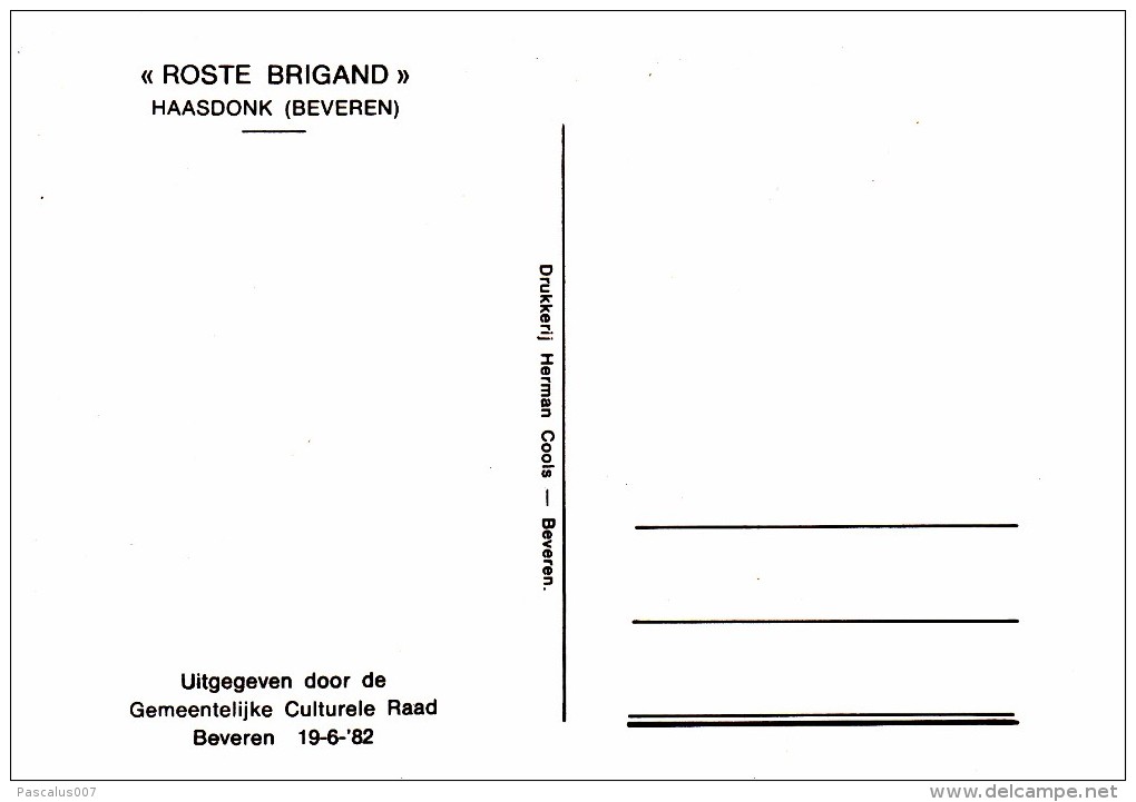 A00030 - Carte Maximum Cob 2059 - Tourisme Beveren Les Géants - 1981-1990