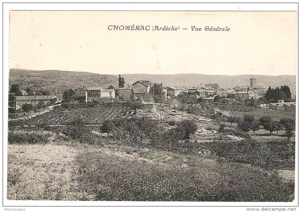 07 ARDECHE CHOMERAC  Vue Générale Peu Courante - Sonstige & Ohne Zuordnung