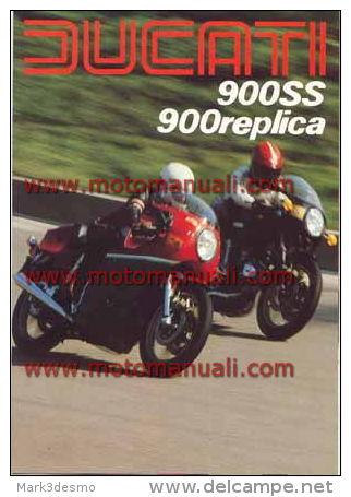 Ducati 900 MIKE HAILWOOD REPLICA - 900 SS 1979 Depliant Originale Factory Original Brochure - Motores