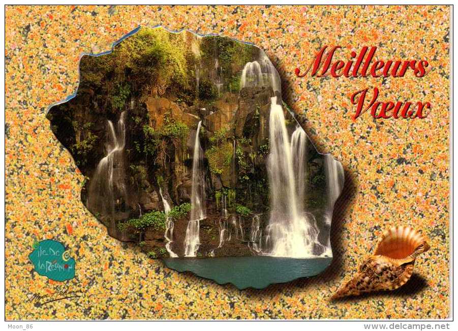 974 - ILE DE LA REUNION -  Ile Bourbon - CASCADE DES AIGRETTES A SAINT GILLES LES BAINS - Saint Paul