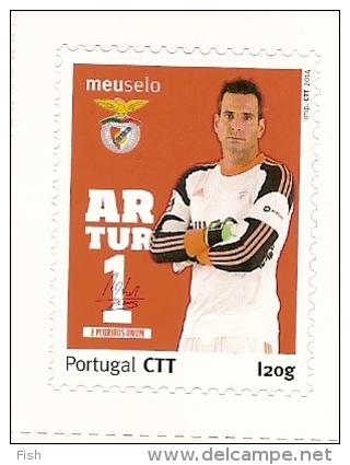 Portugal ** & Artur Moraes, Benfica 33º Campeonato Nacional, 2013-2014 - Personalized Stamps