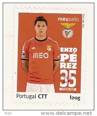 Portugal ** & Enzo Pérez, Benfica 33º Campeonato Nacional, 2013-2014 - Unused Stamps