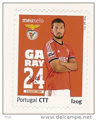 Portugal ** & Ezequiel Garay, Benfica 33º Campeonato Nacional, 2013-2014 - Frankeervignetten (Frama)