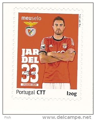 Portugal ** & Jardel Vieira, Benfica 33º Campeonato Nacional, 2013-2014 - Unused Stamps