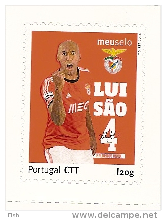 Portugal ** & Ânderson Luís Da Silva "Luisão": O"Patrão", Benfica 33º Campeonato Nacional, 2013-2014 - Gepersonaliseerde Postzegels