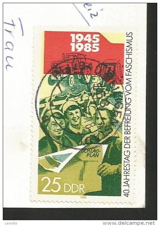 HEILIGENSTADT Thüringen Eichsfeld Pfarr- Und Klosterkirche St. Gerhard Innenansicht DDR-Briefmarke 1985 - Heiligenstadt