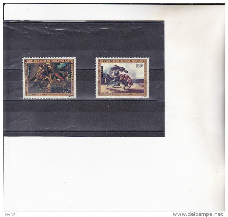 SENEGAL : Delacroix : Y&T :** : 140-141 PA - Sénégal (1960-...)