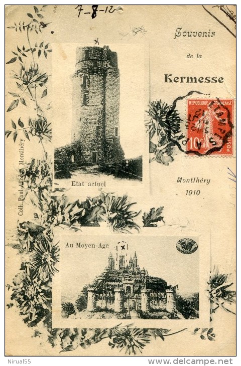 Essonne SOUVENIR DE LA KERMESSE DE MONTLHERY 1910   - G - Montlhery