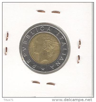 500 Lires Comemorative Italie / Italy - 1993 Centenario Della Banca D´Italia - 500 Liras