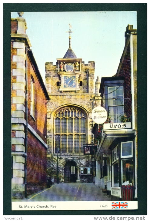 ENGLAND  -  Rye  St Mary's Church  Used Postcard As Scans - Rye