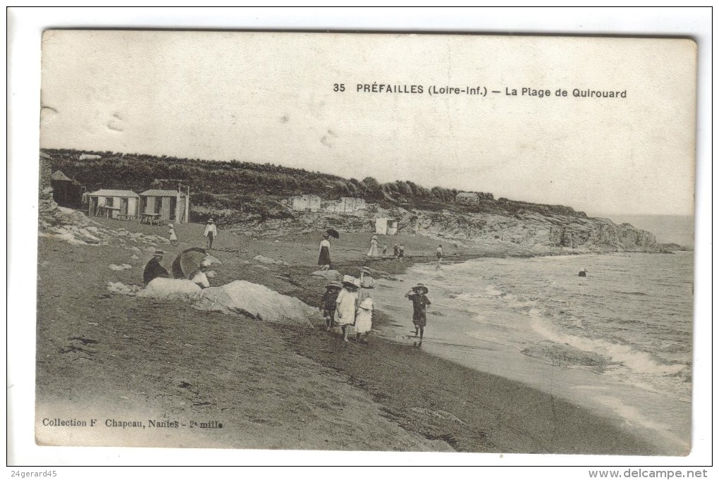 CPA  PREFAILLES (Loire Atlantique) - La Plage De Quirouard - Préfailles
