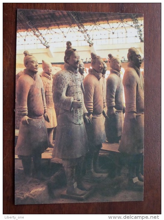 The QIN POTTERY FIGURES in CHINA Museum of Terra-Cotta Warriors Horses of Qin Tomb ( zie foto´s voor details ) !!