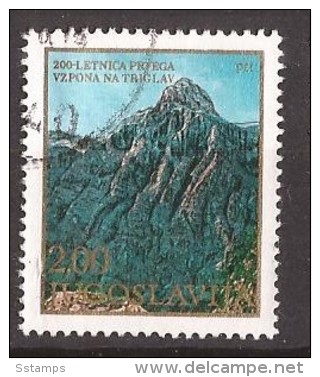 1978  1740  JUGOSLAVIJA JUGOSLAWIEN  SLOVENIJA TRIGLAV ERSTBESTEGERUNG 200 JAHRE   USED - Oblitérés