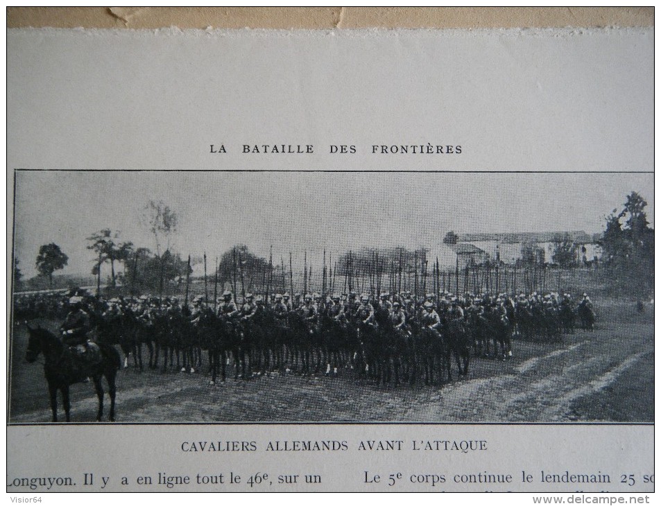 61-L’Histoire Illustrée guerre 1914-Braux-Arlon-Armée de Lorraine- Bataille des Ardennes-Combat de Marville -Bazeilles