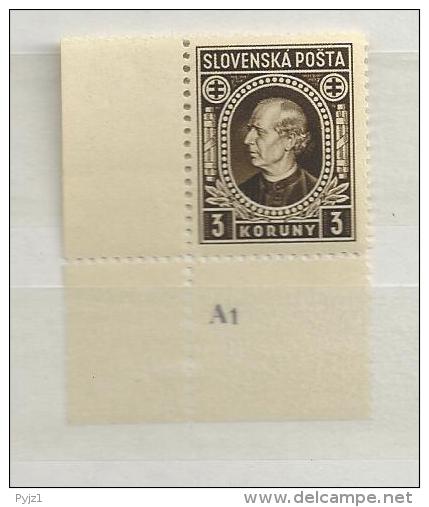 1939 MNH Slowakei, Slovensko,  Postfris - Neufs