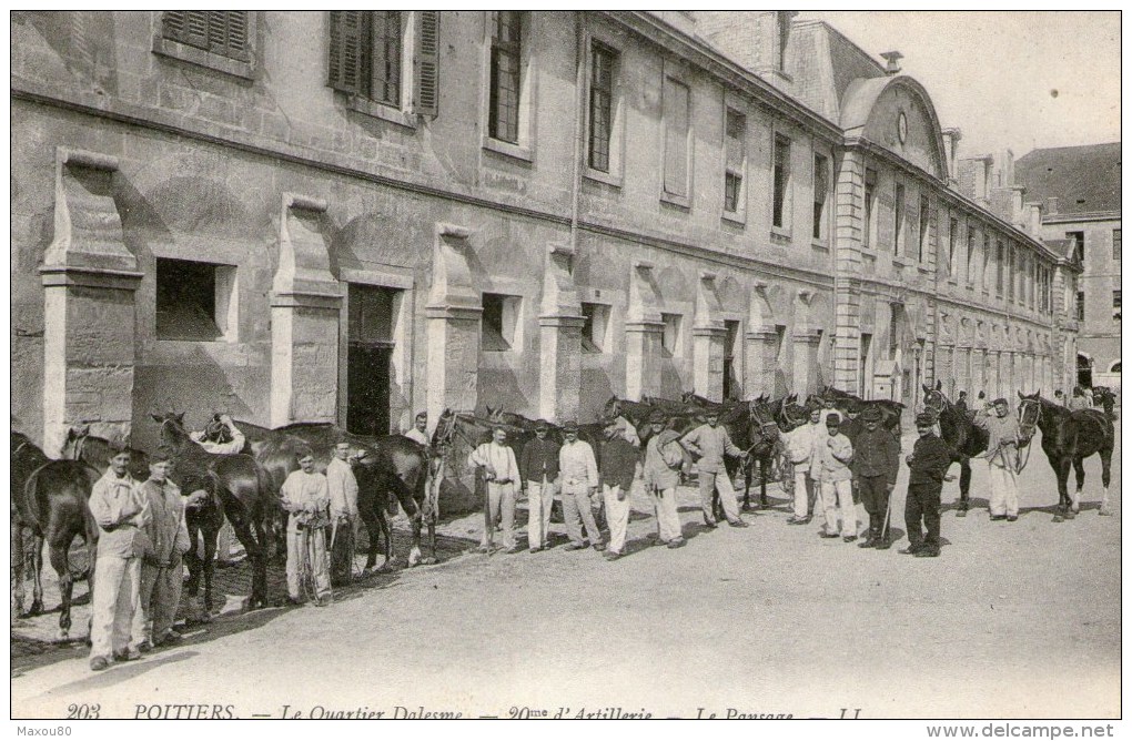 POITIERS - Le Quartier Dalesme - 20è D'Artillerie - Le Pansage  - - Poitiers