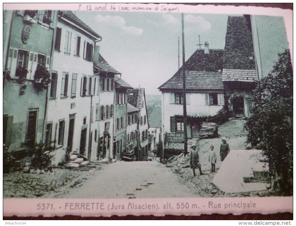 CPA Ferrette Rue Principale - Ferrette