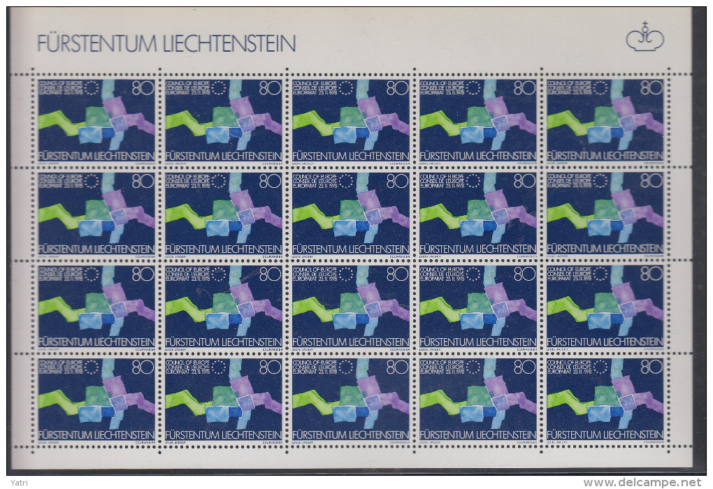 Liechtenstein - Consiglio D'Europa 1979 ** - EU-Organe