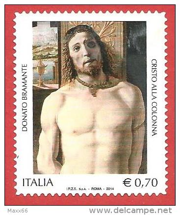 ITALIA REPUBBLICA USATO - 2014 - 500º Anniversario Della Morte Di Bramante - € 0,70 - S. 3466 - 2011-20: Usati