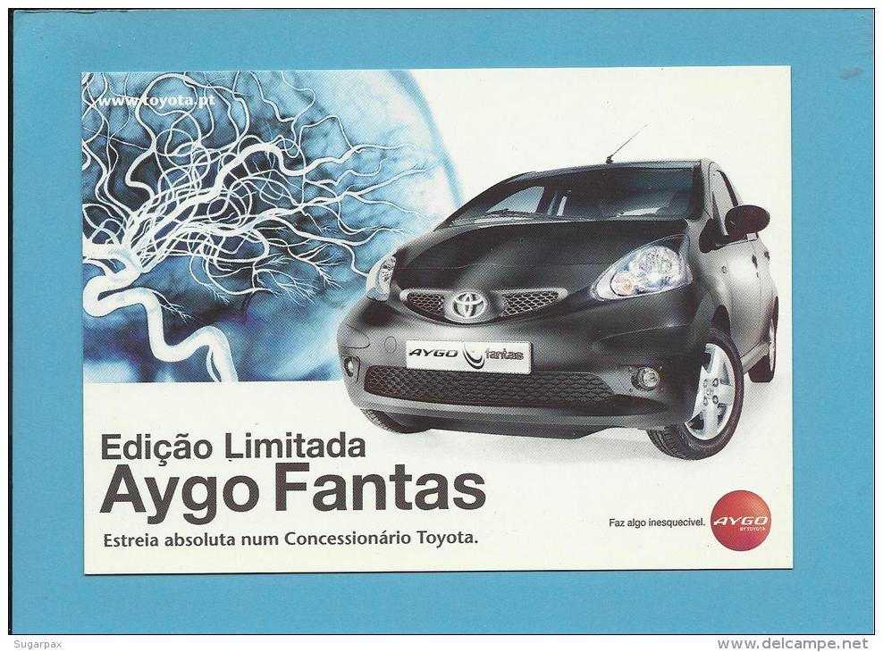 TOYOTA AYGO FANTAS - EDIÇÃO LIMITADA - PUBLICIDADE - Advertising - Portugal - 2 SCANS - Publicité