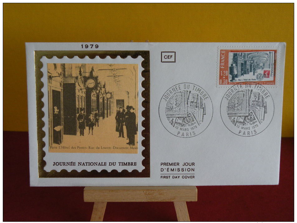 FDC - Journée Nationale Du Timbre - Paris - 10.3.1979 - 1er Jour - 1970-1979