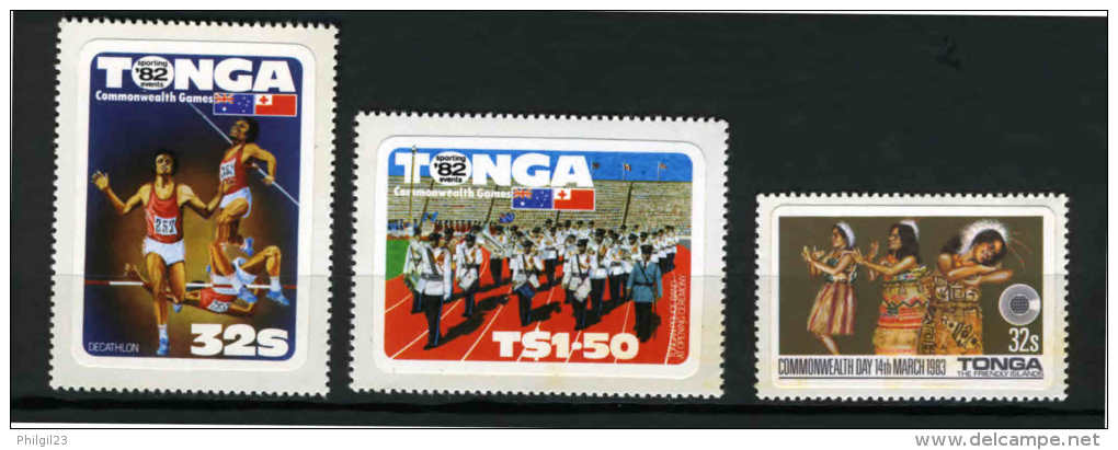 TONGA - 1983 - 11E JEUX COMMONWEALTH - FANFARE DANSE - Musique