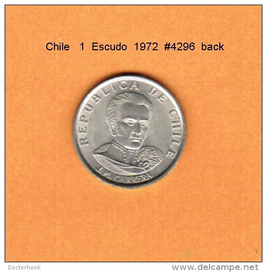 CHILE   1  ESCUDO  1972  (KM # 197) - Chili