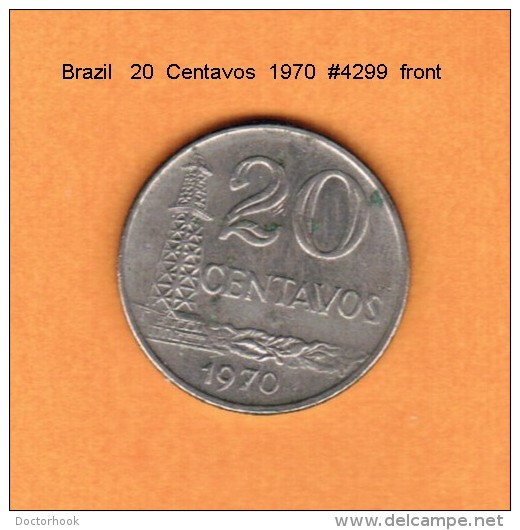 BRAZIL   20  CENTAVOS  1970  (KM # 579.1) - Brazil