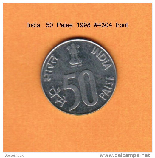 INDIA   50  PAISE  1998  (KM # 69) - Inde